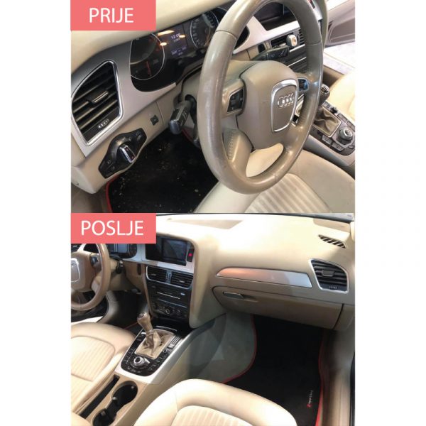 kemijsko čišćenje unutrašnjosti auta Zagreb